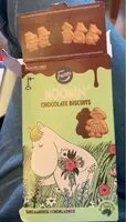 Mängden socker i MOOMIN chocolate biscuits