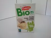 Mängden socker i Sucre blond pure canne en poudre