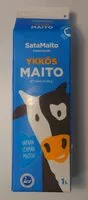 Mängden socker i Ykkös Maito