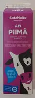 Mängden socker i AB Piimä
