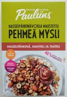 Mängden socker i Hasselpähkinävoilla maustettu pehmeä mysli