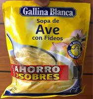 Mängden socker i Sopa de ave con fideos