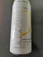 Mängden socker i Naku hard seltzer lemon sour