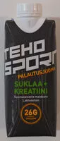 Mängden socker i Palautusjuoma suklaa + kreatiini