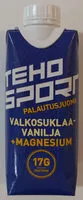 Mängden socker i Palautusjuoma valkosuklaa-vanilja