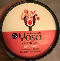 Mängden socker i Yosa Frozen Oats Vadelma