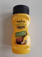 Mängden socker i Sinappi, vähemmän sokeria ja suolaa