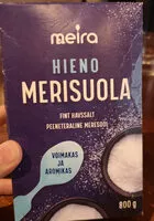 Mängden socker i hieno merisuola