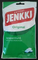 Mängden socker i Jenkki Original Spearmint