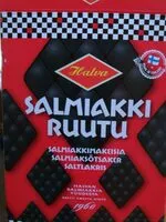 Mängden socker i Salmiakkiruutu