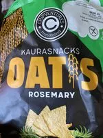 Mängden socker i Kaurasnacks Oatis Rosemary