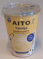 Mängden socker i Aito kauragurtti vanilja