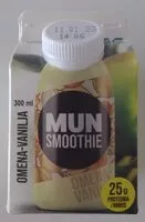 Mängden socker i MUN Smoothie omena-vanilja