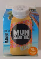 Mängden socker i MUN Smoothie mango