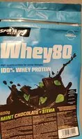 Mängden socker i SportLife Whey80 Chocolate+Stevia proteiinijauhe