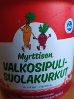 Mängden socker i Myrttisen Valkosipuli-suolakurkut