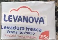 Mängden socker i Levadura fresca