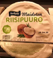 Mängden socker i Maidoton riisipuuro