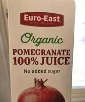 Mängden socker i Organic pomegranate juice