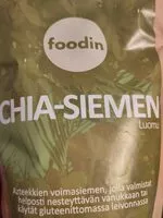 Mängden socker i Chia-siemen luomu