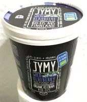 Mängden socker i JYMY wild blueberry organic ice cream