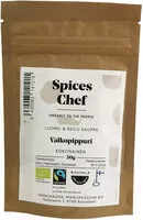 Socker och näringsämnen i Spices chef