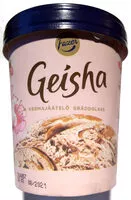 Mängden socker i Geisha kermajäätelö