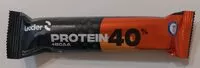 Mängden socker i Protein bar 40% + BCAA peanut butter