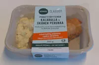 Mängden socker i Pinaattitäytteinen Kalarulla Skanen Perunaa