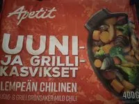 Mängden socker i Uuni ja grillikasvikset lempeän chilinen