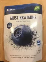 Mängden socker i Mustikkajauhe