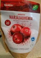 Mängden socker i Marjajauhemix