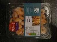 Mängden socker i king prawns