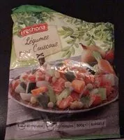 Mängden socker i Légumes pour couscous