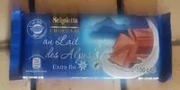 Mängden socker i Chocolat au lait