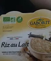 Mängden socker i Riz au lait vanille bio