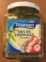 Mängden socker i Dés de fromage aux herbes