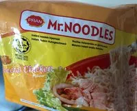 Mängden socker i Nouilles instantanées goût poulet