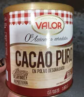 Mängden socker i cacao puro