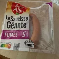 Mängden socker i La saucisse géante