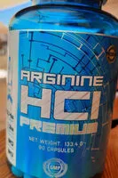 Mängden socker i Arginine HCI