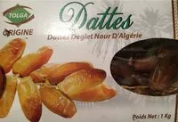 Mängden socker i Dattes deglet nour d'Algérie