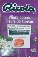 Mängden socker i Fleurs de sureau