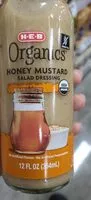 Mängden socker i HEB Organics honey mustard salad dressing