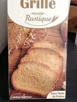 Mängden socker i Pain grille recette rustique