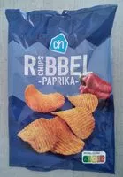 Mängden socker i Ribbelchips Paprika