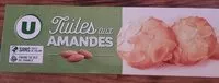 Mängden socker i Tuiles aux amandes