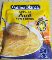 Mängden socker i Sopa de ave con fideos