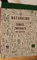 Mängden socker i Naturkind Dinkel Zwieback mit Butter