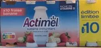 Mängden socker i Actimel Fraise Banane